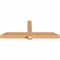 Ekena Millwork Eugene Smooth Timber Gable Bracket, Western Red Cedar, 72"W x 27"H x 5 1/2"D x 5 1/2"F, 9/12 Pitch GBW072X27X0606EUG00SWR - alternate 4